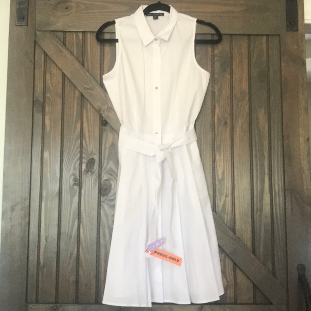SUPER CUTE white boston proper dress!